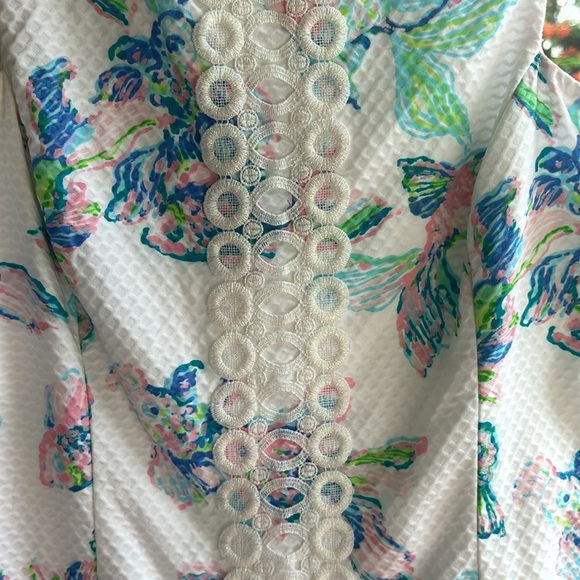 Lilly Pulitzer Sleeveless dress-size-12 fish print - Picture 13 of 14